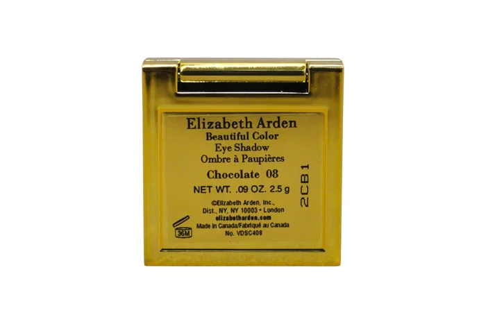Elizabeth Arden Beautiful Color Mono Sombra de ojos en polvo 08, Chocolate Elizabeth Arden Beautiful Color Mono Sombra de ojos en polvo 08, Chocolate