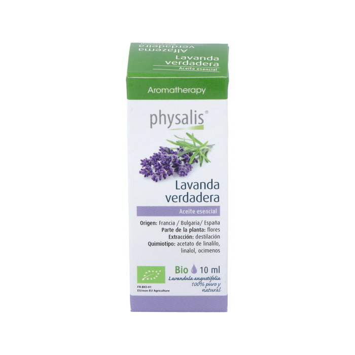 PHYSALIS Aceite Esencial de Lavanda Verdadera Bio 10ml PHYSALIS Aceite Esencial de Lavanda Verdadera Bio 10ml