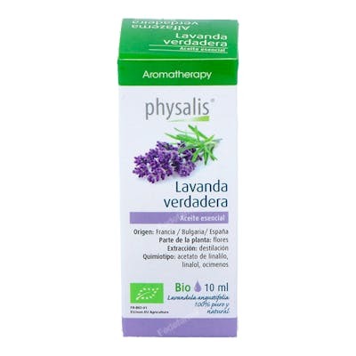 PHYSALIS Esencia Lavanda Verdadera Bio 10Ml Origen Francia/Ucrania Aceite Esencial Relajante PHYSALIS Esencia Lavanda Verdadera Bio 10Ml Origen Francia/Ucrania Aceite Esencial Relajante