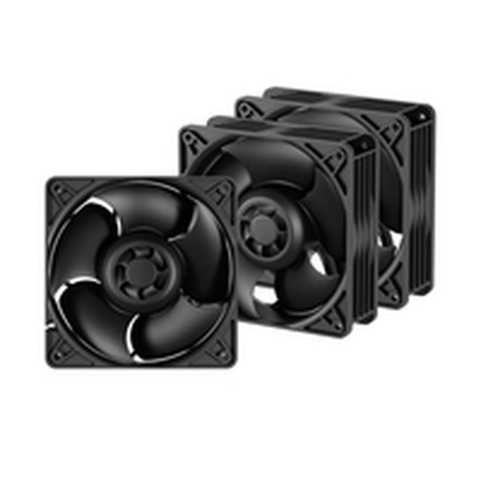 Arctic S12038-4K Pack de 3 Ventiladores de 120 mm Negro