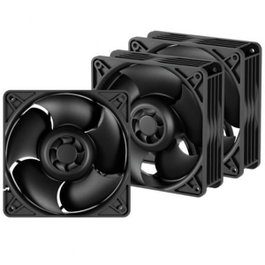 Arctic S12038-4K Pack de 3 Ventiladores de 120 mm Negro