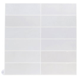 Je cherche une Idee Set de 4 Azulejo Blanco 30,5x30,5 EASYSTICK