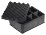 B&W Type 3000 negro con divisor acolchado