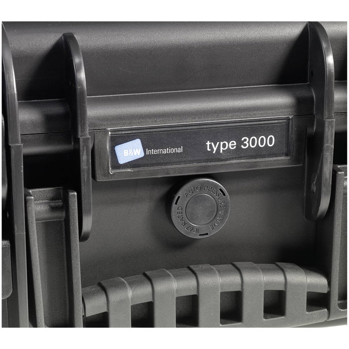 B&W Outdoor Case Type 3000 negro con divisor acolchado B&W Outdoor Case Type 3000 negro con divisor acolchado