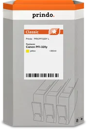 Prindo Cartucho de tinta amarillo PRICPFI320Y Classic L 300ml