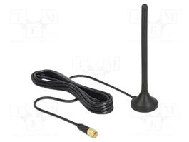 DeLOCK 12419 Antena GSM / UMTS / LTE con base magnética y cable de 3 m