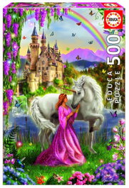 EDUCA BORRAS Hada y Unicornio Puzzle 500 piezas