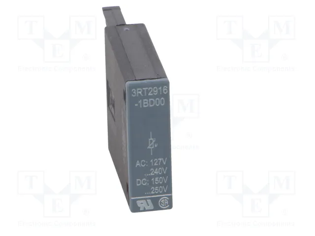 Siemens 3RT29161BD00 Varistor 127-240VAC 150-250VDC para S00 Siemens 3RT29161BD00 Varistor 127-240VAC 150-250VDC para S00