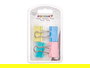 Pincello Set 4 Pinzas Clip Color Pastel 7.5 x 12.5 x 2 cm Metal Multicolor (Set de 24)