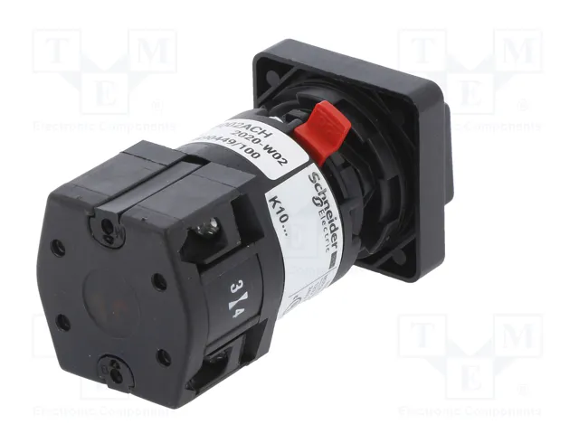 SCHNEIDER ELECTRIC Interruptor de leva 10A 0-1 de 2 posiciones SCHNEIDER ELECTRIC Interruptor de leva 10A 0-1 de 2 posiciones
