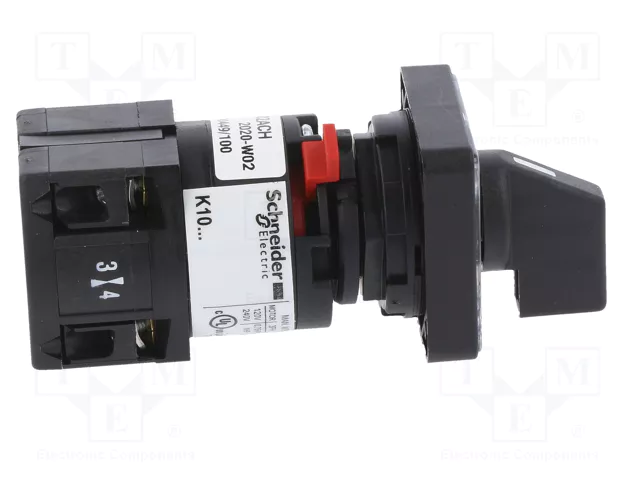 SCHNEIDER ELECTRIC Interruptor de leva 10A 0-1 de 2 posiciones SCHNEIDER ELECTRIC Interruptor de leva 10A 0-1 de 2 posiciones