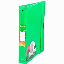 Carpeta De Anillas Carchivo Dune Pp A4+ 4 An.40Mm Verde (Set de 4)
