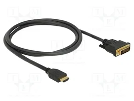 DeLOCK Cable adaptador de vídeo HDMI a DVI 24+1 de 1 m