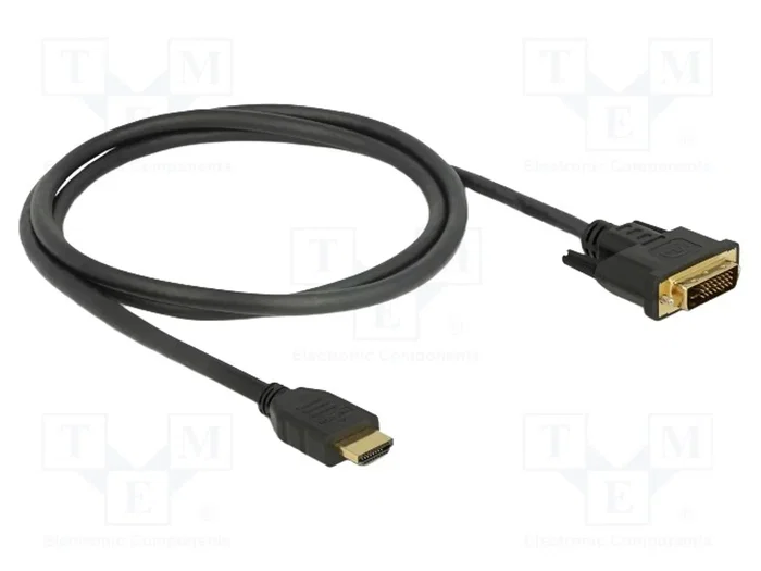 DeLOCK Cable adaptador de vídeo HDMI a DVI 24+1 de 1 m DeLOCK Cable adaptador de vídeo HDMI a DVI 24+1 de 1 m
