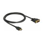 DeLOCK Cable adaptador de vídeo HDMI a DVI 24+1 de 1 m