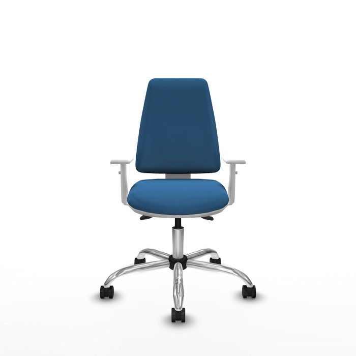PIQUERAS Y CRESPO Silla de oficina Elche Azul claro con mecanismo Asincro