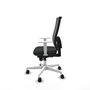 PIQUERAS Y CRESPO Silla de oficina Horna con Mecanismo Sincro, Negro/Gris