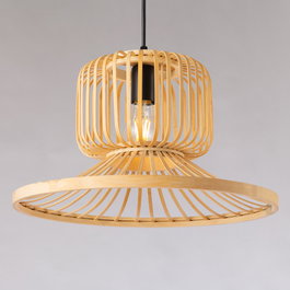 Lámpara Colgante Tlemcen de Ratán Ø400x240mm