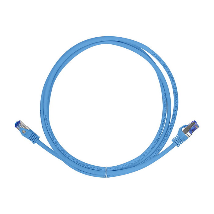 LogiLink Patch cable Cat.6A S/FTP Ultraflex 1,0 m azul