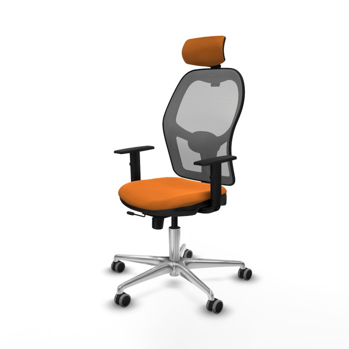 PIQUERAS Y CRESPO Silla de oficina Jorquera Naranja y Gris PIQUERAS Y CRESPO Silla de oficina Jorquera Naranja y Gris