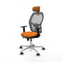 PIQUERAS Y CRESPO Silla de oficina Jorquera Naranja y Gris