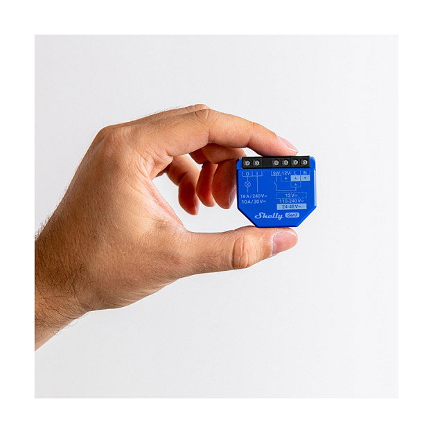 Shelly 1 Gen3 Pack de 2 Relés Inteligentes 16A WLAN BT Shelly 1 Gen3 Pack de 2 Relés Inteligentes 16A WLAN BT