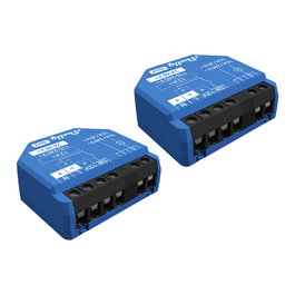 Shelly 1 Gen3 Pack de 2 Relés Inteligentes Wi-Fi/Bluetooth 16A
