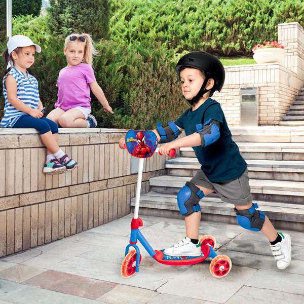 Unice Patinete Spiderman 3 Ruedas 60x46x13,5cm