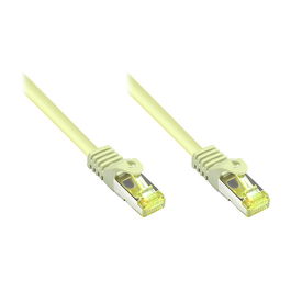 GoodConnections Cable de Red RJ45 Cat.7 0.25m S/FTP (S-STP) 600MHz 10Gbps Gris Alcasa 8070R-003
