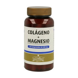 Jellybell Colágeno con Magnesio 120 Cápsulas de 600 mg - Suplemento para Huesos y Articulaciones