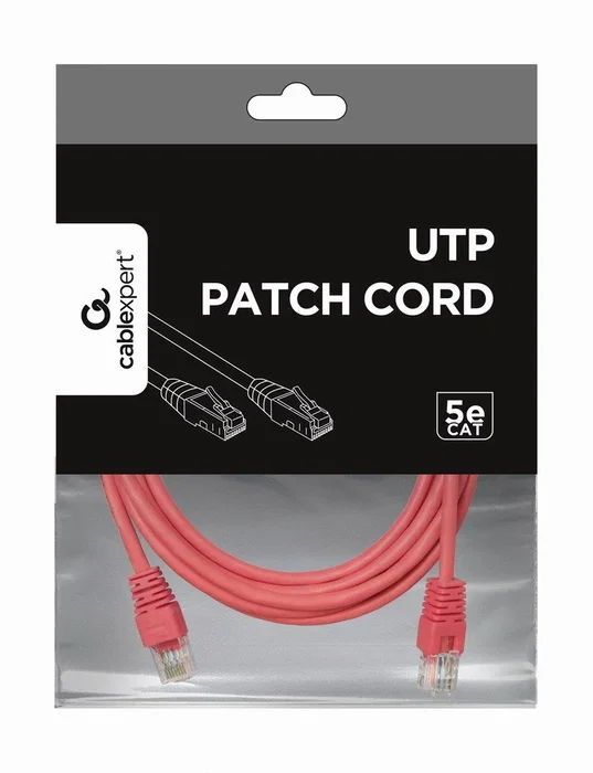Gembird Cable de Red RJ45 Cat5e U/UTP 3m Rosa Gembird Cable de Red RJ45 Cat5e U/UTP 3m Rosa