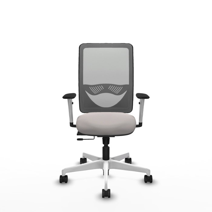 PIQUERAS Y CRESPO Silla de oficina Zulema Blanco y Gris PIQUERAS Y CRESPO Silla de oficina Zulema Blanco y Gris