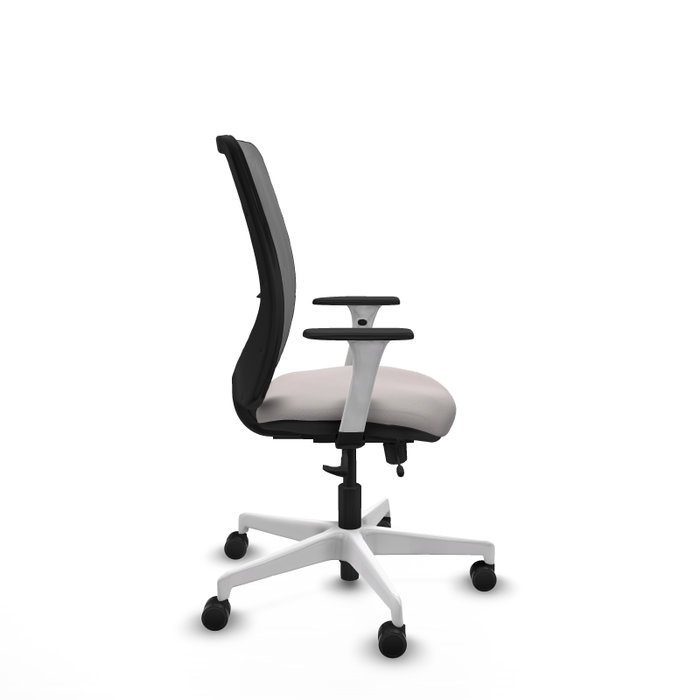 PIQUERAS Y CRESPO Silla de oficina Zulema Blanco y Gris PIQUERAS Y CRESPO Silla de oficina Zulema Blanco y Gris