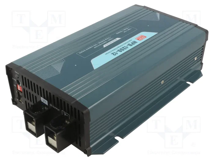 MEAN WELL Cargador de baterías 70A para acumuladores 12V