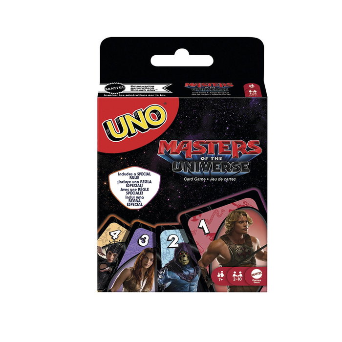 Mattel Games UNO Masters Of The Universe Juego de Cartas Jmf11 - Edición con Licencia, +7 Años