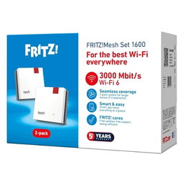 Fritz! Mesh WiFi Set 1600 (Pack de 2 repetidores WiFi 6)