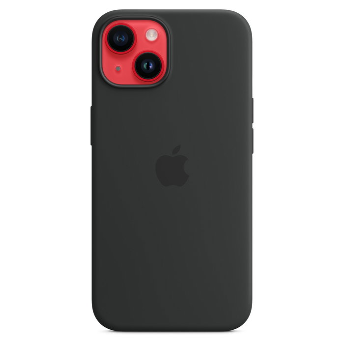 Apple MW5R3ZM/A Funda de Silicona con MagSafe para iPhone 14 - Medianoche