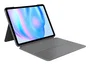 Logitech Combo Touch Funda con Teclado para iPad Air 13 Pulgadas (M2) (2024) - Gris Oxford