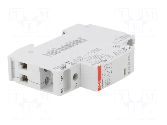 ABB ESB Contactor 2-polar de instalación 16A 230VAC/230VDC NC x2