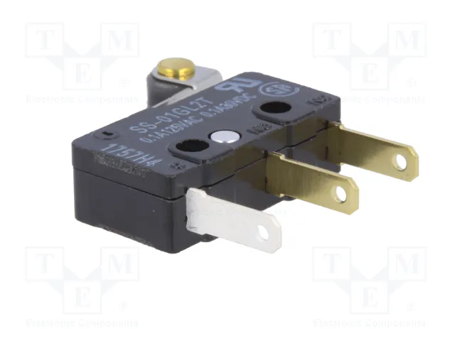 Aratas (Formerly Omron Components) Microconmutador SNAP ACTION SS-01GL2T SPDT Aratas (Formerly Omron Components) Microconmutador SNAP ACTION SS-01GL2T SPDT