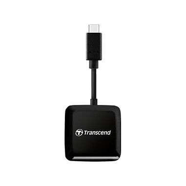 Transcend TS-RDC3 Lector de Tarjetas SD/microSD USB 3.2 Tipo C Negro
