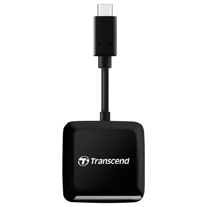 Transcend TS-RDC3 Lector de Tarjetas SD/microSD USB 3.2 Tipo C Negro