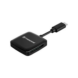Transcend TS-RDC3 Lector de Tarjetas SD/microSD USB 3.2 Tipo C Negro