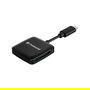 Transcend TS-RDC3 Lector de Tarjetas SD/microSD USB 3.2 Tipo C Negro