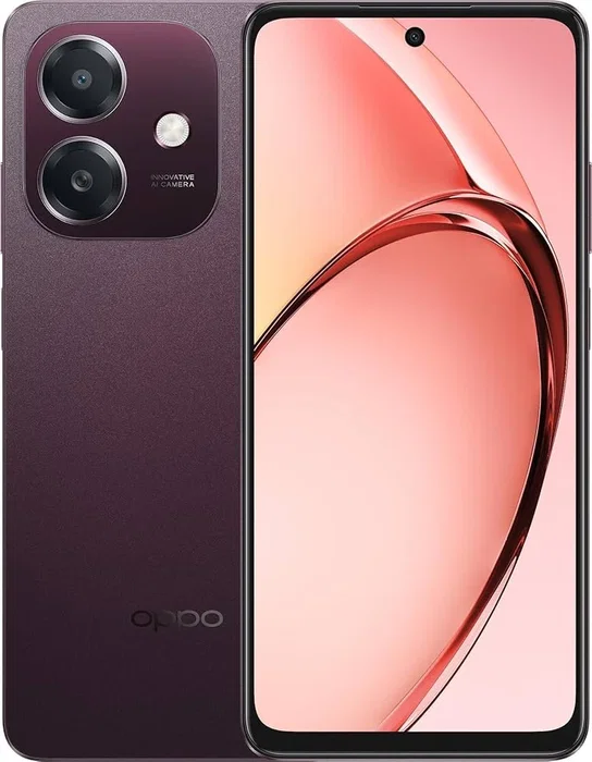 OPPO A60 5G Smartphone 6.67" (4GB RAM, 128GB, Cámara 50MP, Batería 5100 mAh, Android 14) - Color Negro o Rojo (Nebula Red)