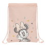 Bolsa Mochila con Cuerdas Minnie Mouse Baby Rosa 26 x 34 x 1 cm