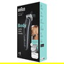 Braun Maquinilla de Afeitar y Recortadora Corporal BodyGroomer 5 BG5340 Negro/Gris