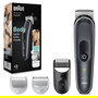 Braun Maquinilla de Afeitar y Recortadora Corporal BodyGroomer 5 BG5340 Negro/Gris