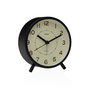 Versa Reloj de Mesa Despertador Zeal Negro Plástico 11.8x5.4x11 cm (2 Unidades)