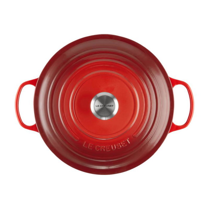 Le Creuset Signature Bräter rund 20 cm Kirschrot (21177200602430) Le Creuset Signature Bräter rund 20 cm Kirschrot (21177200602430)